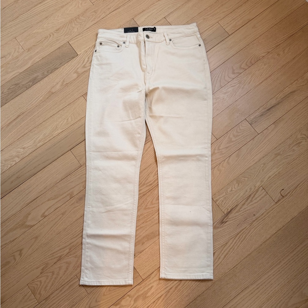 Ralph Lauren Women's Tan Straight Jeans